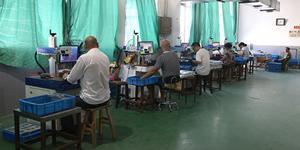 Sand blasting and layout production line