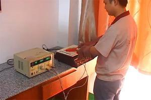 High-voltage insulation test